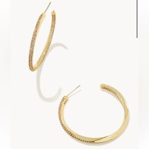 Kendra Scott Gold Ella hoops
